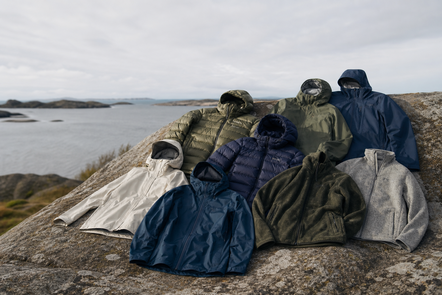 Flera regnjacka jämförs i vårt test