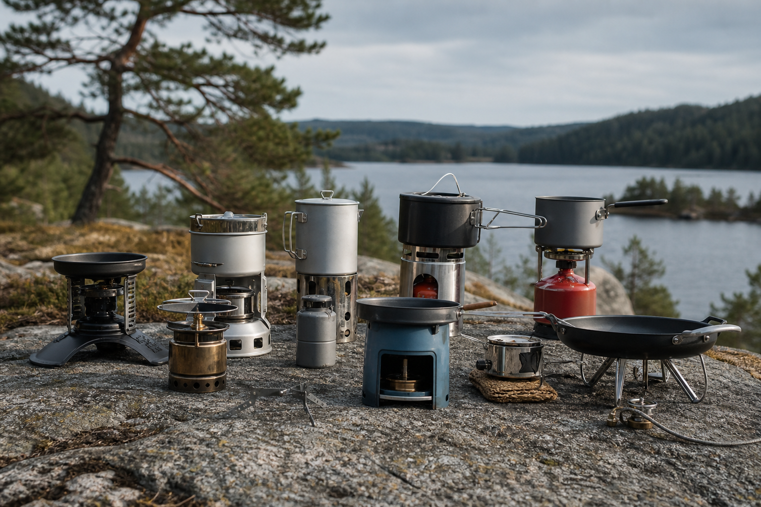 Flera stormkök jämförs i vårt test